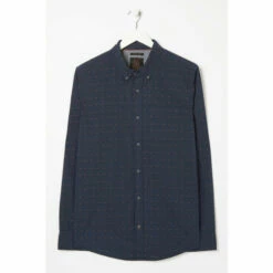 Fat Face FatFace Blue Copper & Black Slim Dobby Shirt 5 Fat Face FatFace Blue Copper & Black Slim Dobby Shirt -FatFaceshop unnamed file 2230