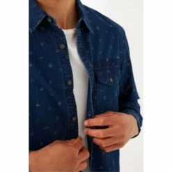 Fat Face FatFace Blue Cluster Print Shirt -FatFaceshop unnamed file 2234