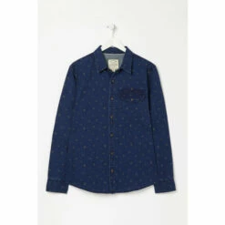 Fat Face FatFace Blue Cluster Print Shirt -FatFaceshop unnamed file 2235