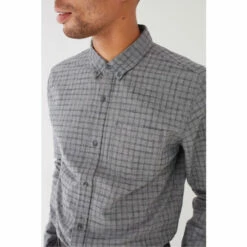 Fat Face FatFace Grey Slim Check Shirt 4 Fat Face FatFace Grey Slim Check Shirt -FatFaceshop unnamed file 2248
