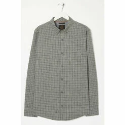 Fat Face FatFace Grey Slim Check Shirt 5 Fat Face FatFace Grey Slim Check Shirt -FatFaceshop unnamed file 2249
