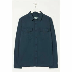 Fat Face FatFace Blue Durham Utility Shirt -FatFaceshop unnamed file 2255