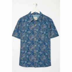 Fat Face FatFace Linear Floral Print Blue Shirt 5 Fat Face FatFace Linear Floral Print Blue Shirt -FatFaceshop unnamed file 2259