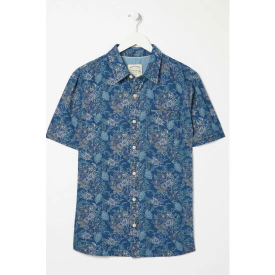 unnamed-file-2259.jpg Fat Face FatFace Linear Floral Print Blue Shirt -FatFaceshop unnamed file 2259
