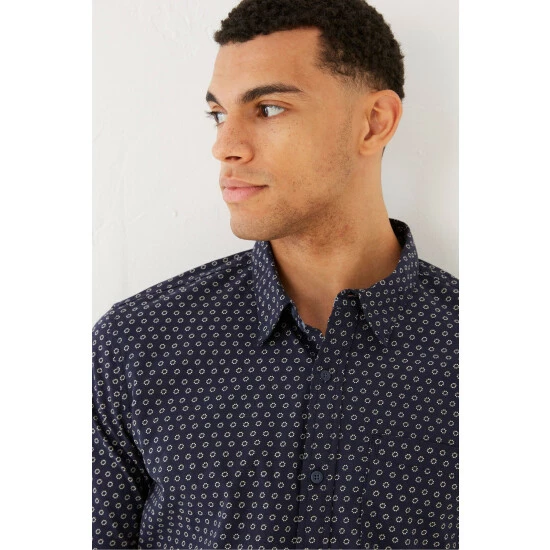 unnamed-file-2263.jpg Fat Face FatFace Blue Slim Hove Dot Print Shirt -FatFaceshop unnamed file 2263