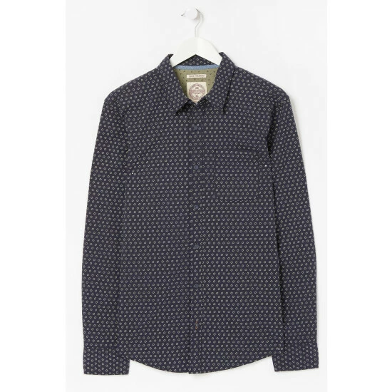 unnamed-file-2264.jpg Fat Face FatFace Blue Slim Hove Dot Print Shirt -FatFaceshop unnamed file 2264