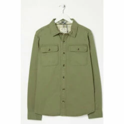 Fat Face FatFace Green Walcot Overshirt -FatFaceshop unnamed file 2275