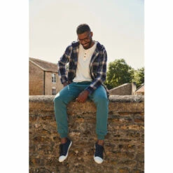 Fat Face FatFace Blue Hooded Check Shirt