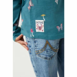 Fat Face FatFace Green Toadstool All Over Print T-Shirt -FatFaceshop unnamed file 230