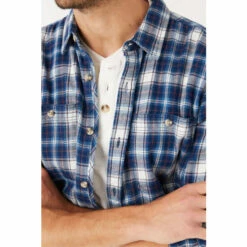 Fat Face FatFace Blue Baintree Check Shirt -FatFaceshop unnamed file 2304