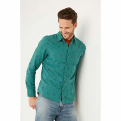 Fat Face FatFace Green Harrocks Print Shirt