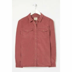 Fat Face FatFace Pink Durham Cord Shirt -FatFaceshop unnamed file 2318