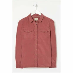 Fat Face FatFace Pink Durham Cord Shirt -FatFaceshop unnamed file 2319