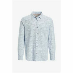 Fat Face FatFace Blue Leaf Print Shirt -FatFaceshop unnamed file 2328