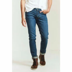 Fat Face FatFace Blue Lean Mid Wash Jeans 4 Fat Face FatFace Blue Lean Mid Wash Jeans -FatFaceshop unnamed file 2356