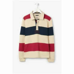 Fat Face FatFace Natural Cut And Sew Rugby Top -FatFaceshop unnamed file 237