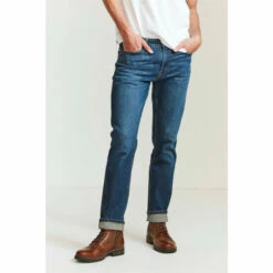 Fat Face FatFace Blue Mid Wash Denim Slim Mid Wash Jeans
