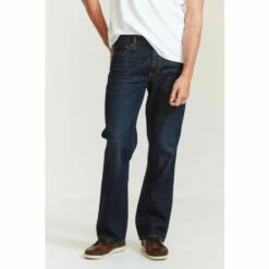 Fat Face FatFace Blue Dark Vintage Wash Boot Cut Jeans