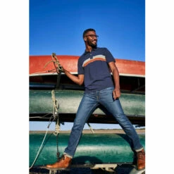 Fat Face FatFace Blue Slim Mid Wash Jeans