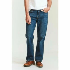 Fat Face FatFace Blue Denim Boot Cut Mid Wash Jeans -FatFaceshop unnamed file 2525