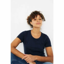 Fat Face FatFace Womens Blue Keira Organic Cotton T-Shirt -FatFaceshop unnamed file 255