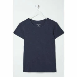 Fat Face FatFace Womens Blue Keira Organic Cotton T-Shirt -FatFaceshop unnamed file 256