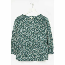 Fat Face FatFace Green Darcy Vintage Prairie Top -FatFaceshop unnamed file 26