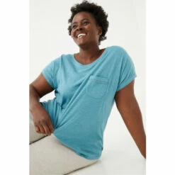 Fat Face FatFace Blue Ivy Lace T-Shirt