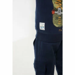 Fat Face FatFace Blue Board Not Bored Popover Hoodie -FatFaceshop unnamed file 2632