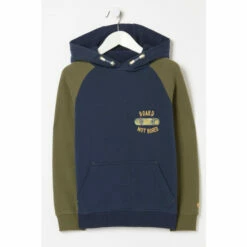 Fat Face FatFace Blue Board Not Bored Popover Hoodie -FatFaceshop unnamed file 2633