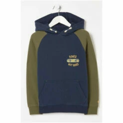 Fat Face FatFace Blue Board Not Bored Popover Hoodie -FatFaceshop unnamed file 2634