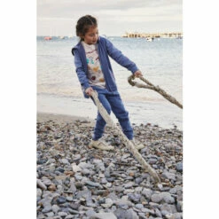 Fat Face FatFace Blue Embroidered Co-Ord Zip Hoodie