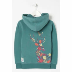 Fat Face FatFace Green Deer Floral Zip Hoodie 6 Fat Face FatFace Green Deer Floral Zip Hoodie -FatFaceshop unnamed file 2678