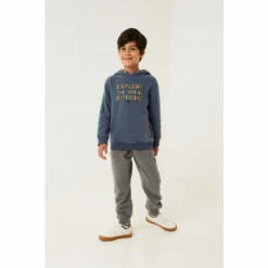 Fat Face FatFace Blue Explore The Outdoors Hoodie