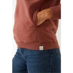 Fat Face Brown Isabelle Overhead Hoodie -FatFaceshop unnamed file 2699