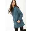 Fat Face FatFace Green Isabelle Longline Hoodie -FatFaceshop unnamed file 2719