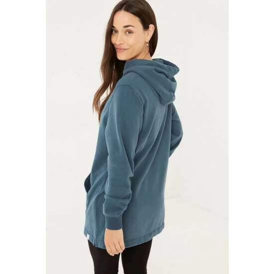 unnamed-file-2720.jpg Fat Face FatFace Green Isabelle Longline Hoodie -FatFaceshop unnamed file 2720
