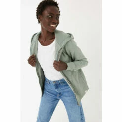 Fat Face FatFace Green Ava Zip Hoodie