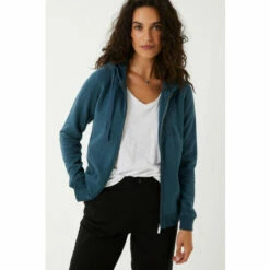 Fat Face FatFace Green Ava Zip Hoodie