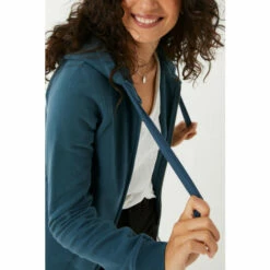 Fat Face FatFace Green Ava Zip Hoodie -FatFaceshop unnamed file 2763