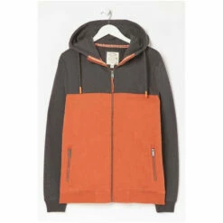 Fat Face FatFace Orange Brooke Colourblock Zip Hoodie -FatFaceshop unnamed file 2770