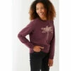 Fat Face FatFace Purple Jennifer Dragonfly Sweatshirt