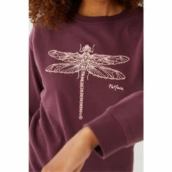Fat Face FatFace Purple Jennifer Dragonfly Sweatshirt -FatFaceshop unnamed file 2778