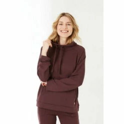 Fat Face FatFace Purple Woolacombe Cowl Neck Top