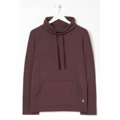 Fat Face FatFace Purple Woolacombe Cowl Neck Top 5 Fat Face FatFace Purple Woolacombe Cowl Neck Top -FatFaceshop unnamed file 2783