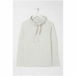 Fat Face FatFace Grey Woolacombe Cowl Neck Top 6 Fat Face FatFace Grey Woolacombe Cowl Neck Top -FatFaceshop unnamed file 2800