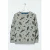 Fat Face FatFace Grey Dino All Over Print Crew Sweat Top -FatFaceshop unnamed file 2803