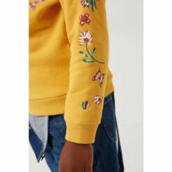 Fat Face FatFace Yellow Butterfly Crew Sweatshirt -FatFaceshop unnamed file 2812
