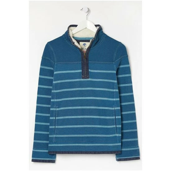 unnamed-file-2848.jpg Fat Face FatFace Teal Blue Airlie Borg Stripe Sweatshirt -FatFaceshop unnamed file 2848
