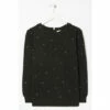 Fat Face FatFace Georgie Spot Crew Black Sweatshirt 1 Fat Face FatFace Georgie Spot Crew Black Sweatshirt -FatFaceshop unnamed file 2849